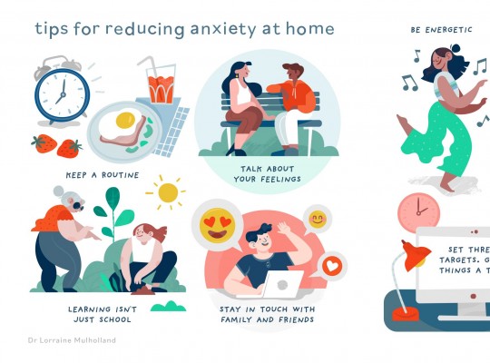 Tips for reducing anxiety at home